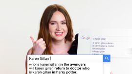 Karen Gillan Answers the Web's Most Searched Questions