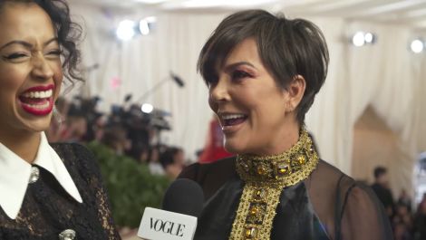 Kris Jenner on Her "Average Day" at the Met Gala