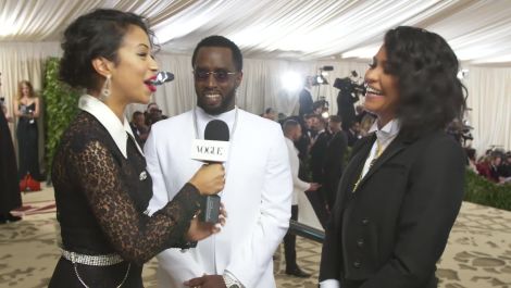 Diddy and Cassie on Their Angelic Met Gala Outfits