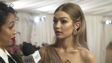 Gigi Hadid on Giving Rihanna a Love Bite