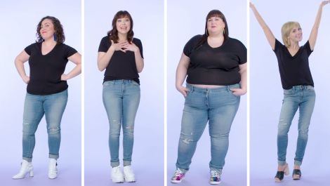 Women Sizes 0 Through 28 Try on the Same Skinny Jeans