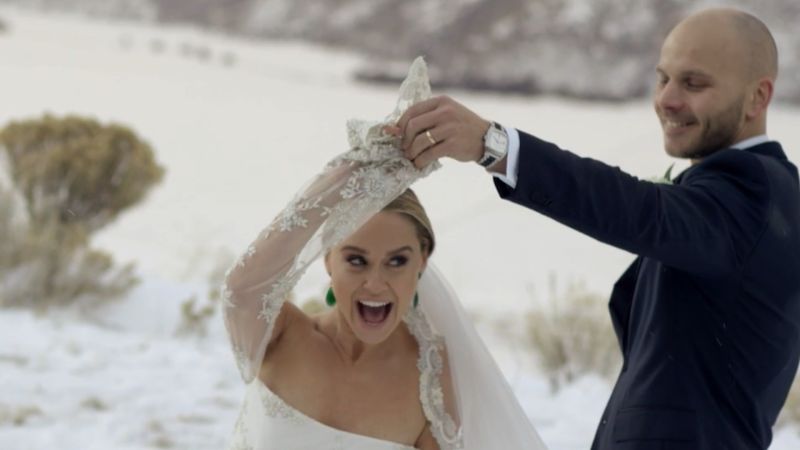 Watch Becca Tobin & Zach | Jackson Hole, WY | Brides Video | CNE