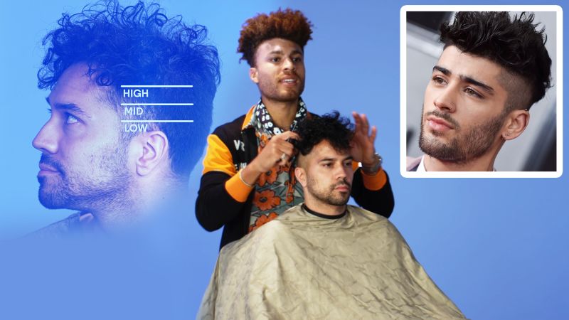 Watch Zayn Malik’s High Fade Haircut Recreated by a Master Barber | GQ ...