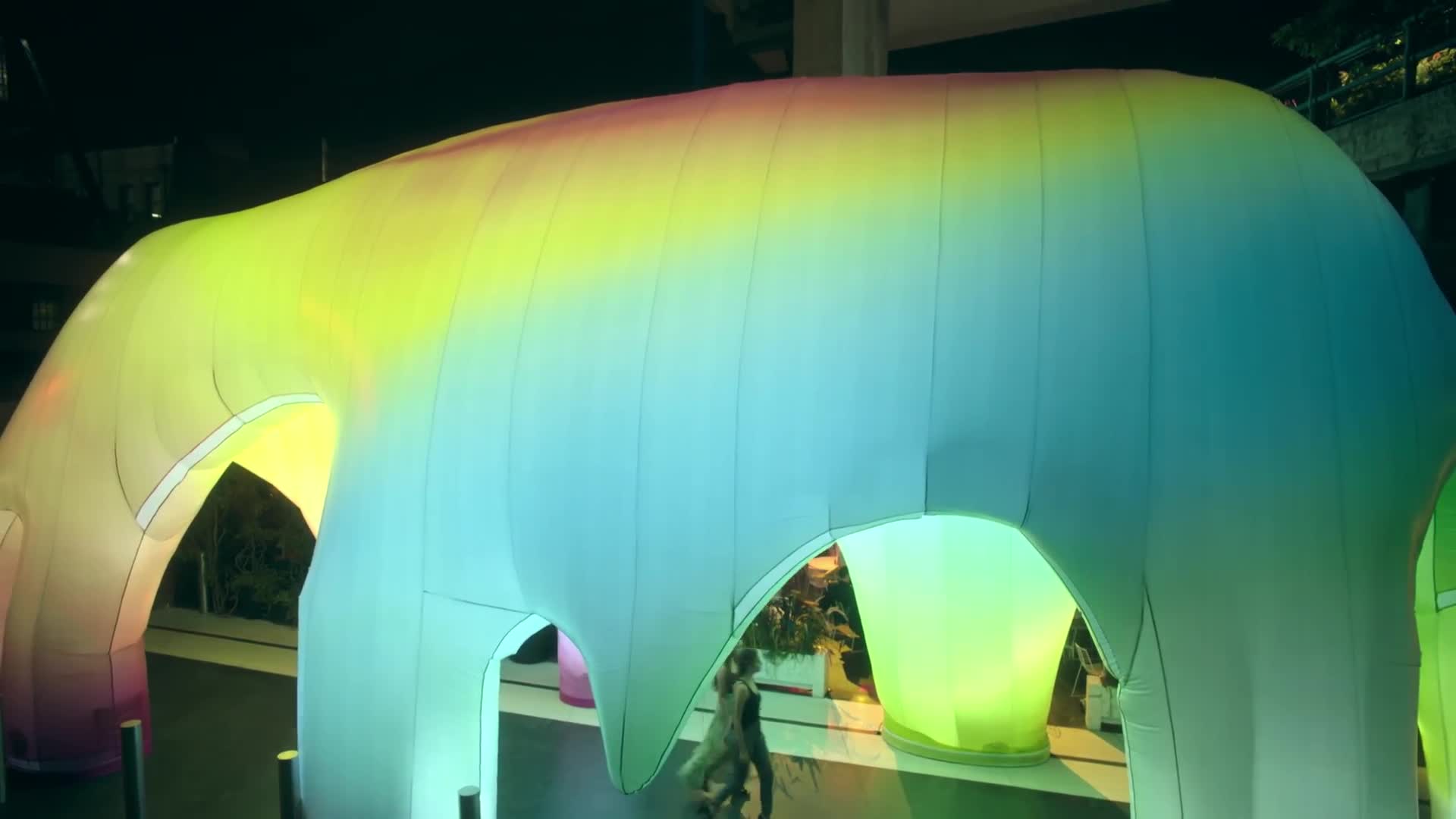 Watch See FriendsWithYou’s “Light Cave” A Glowing Orb Outside the