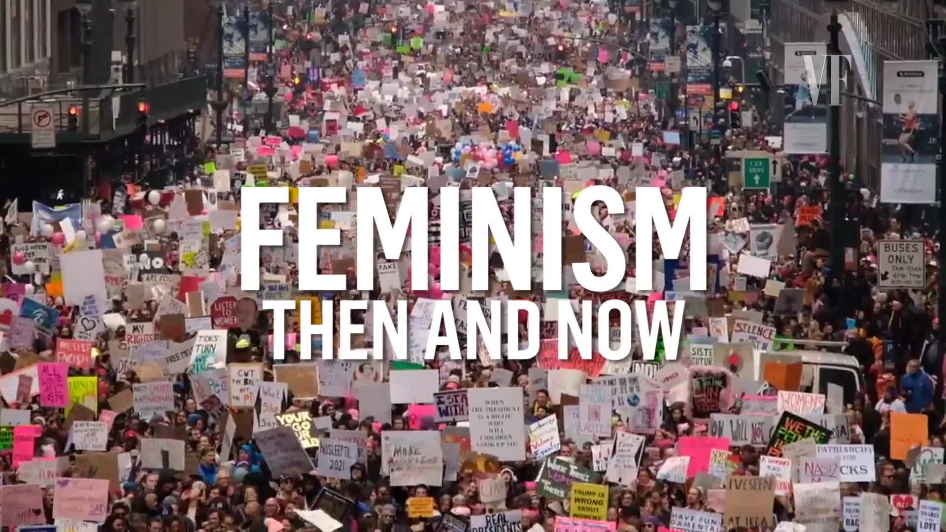Watch The Faces of Feminism Then and Now Vanity Fair