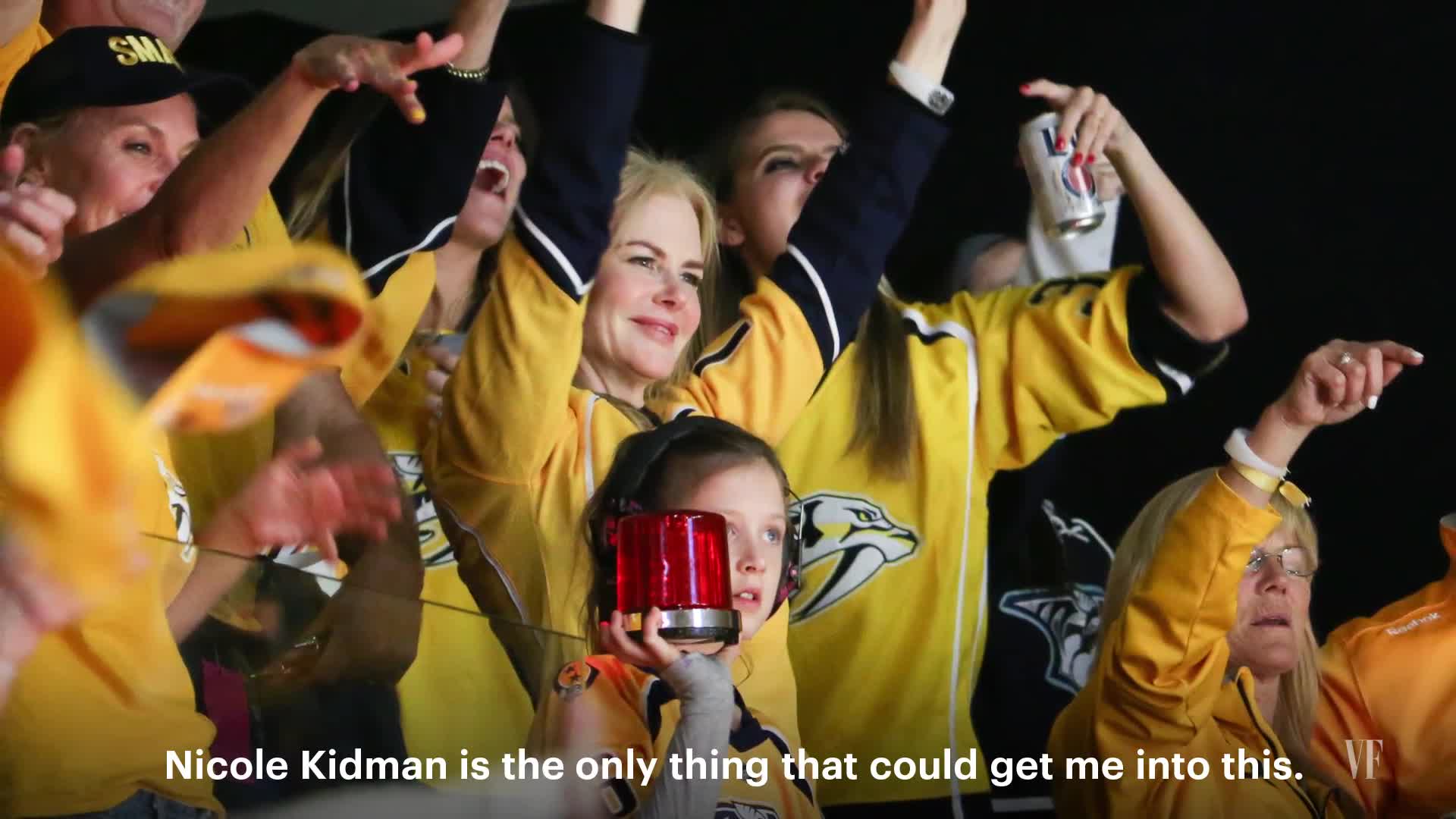 What Happens When Nicole Kidman Goes to a Hockey Game