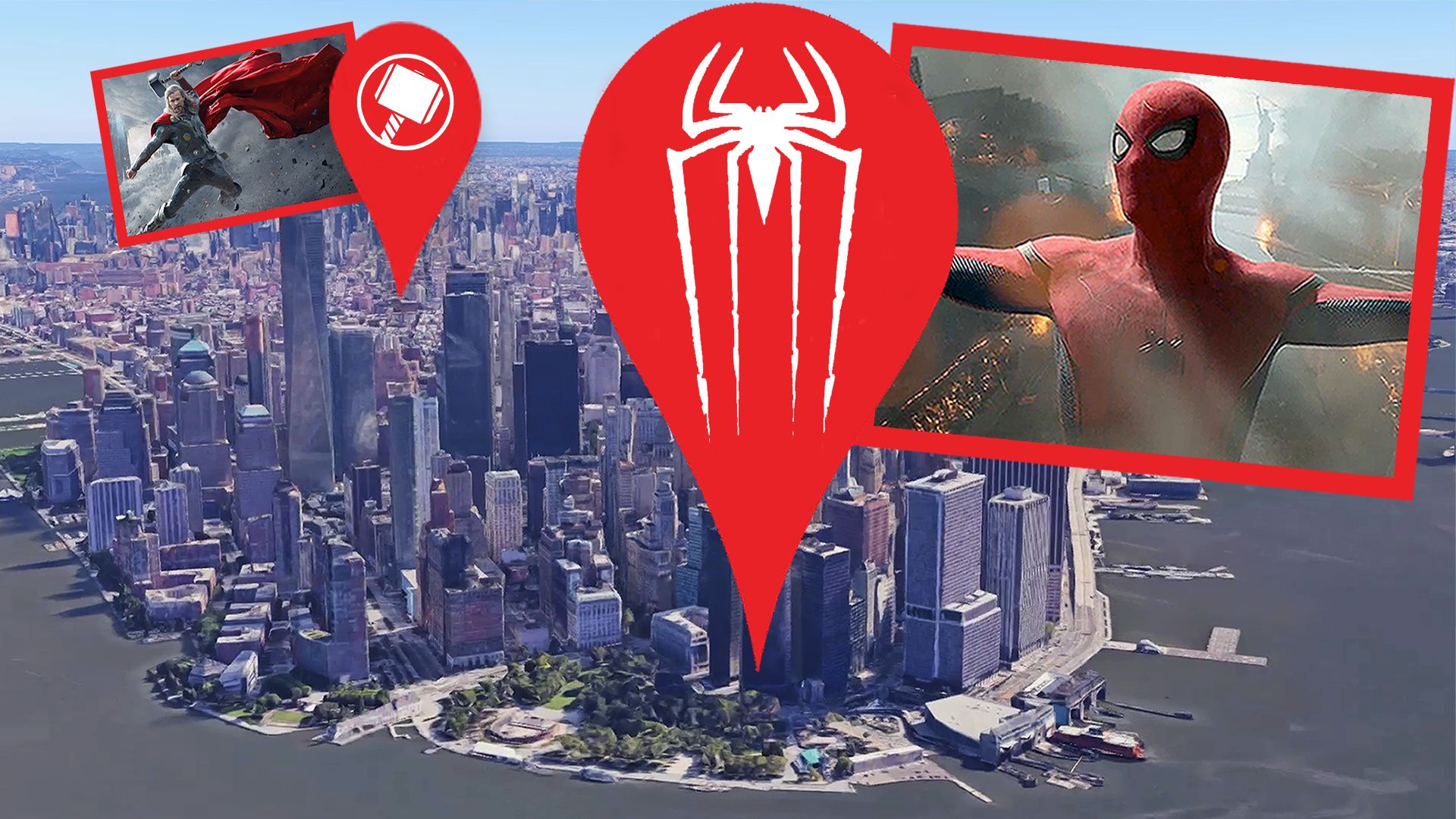 Watch Every Marvel Cinematic Moment in New York City, Mapped Map Tour