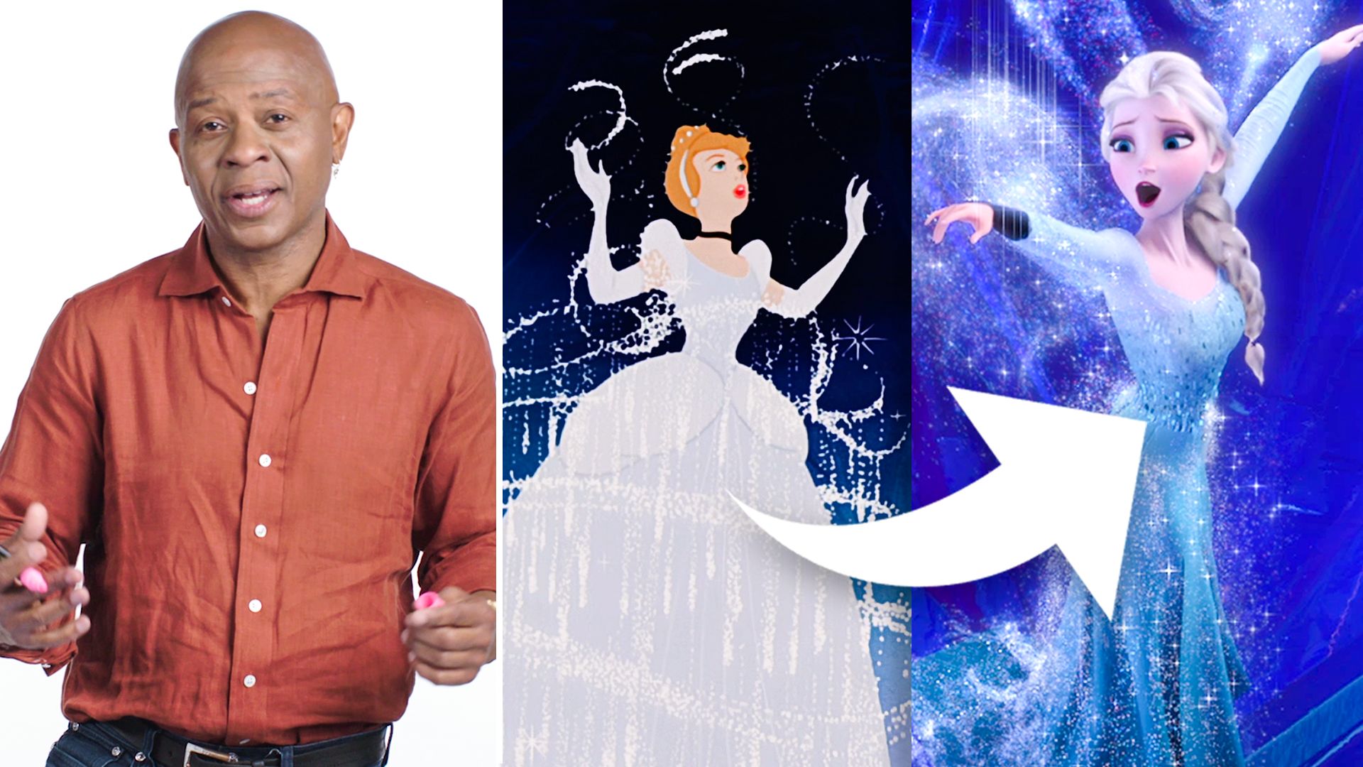 Watch Disney Animation Designer Breaks Down Cinderella's Dress  Transformation | Notes On A Scene | Vanity Fair