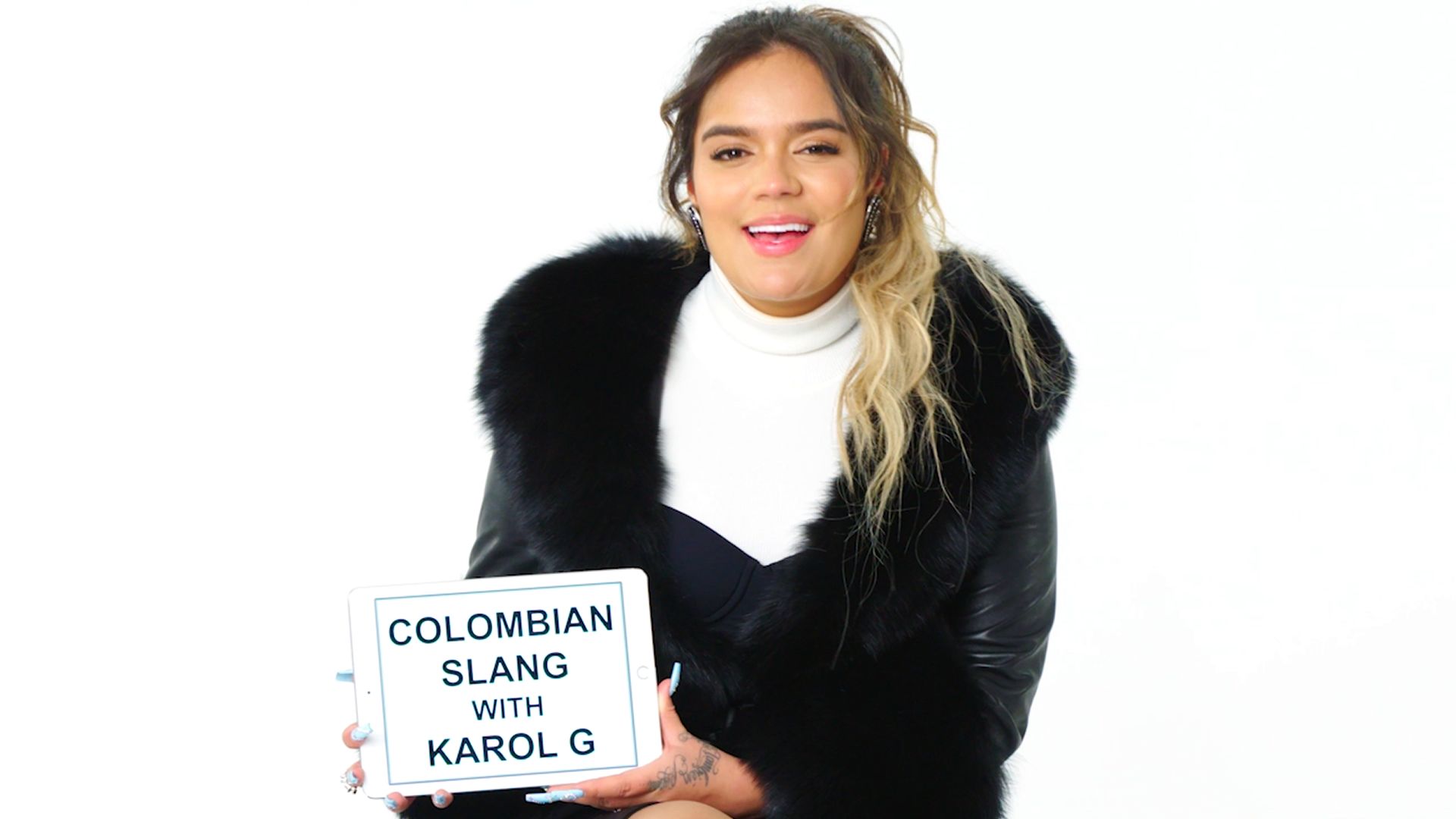 Watch Karol G Teaches You Colombian Slang Slang School Vanity Fair