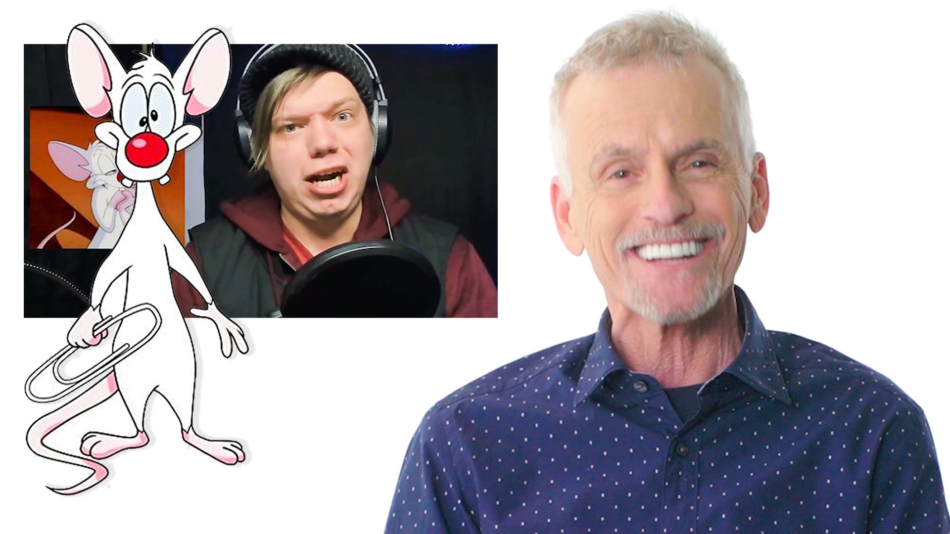 Watch Rob Paulsen Pinky And The Brain Reviews Impressions Of His Voices Vf Reviews Vanity Fair