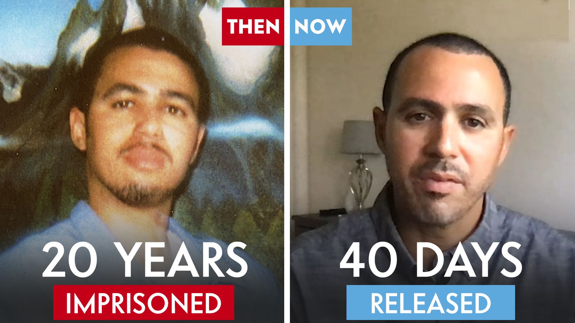 Watch same interview during after 20 years in prison vanity fair