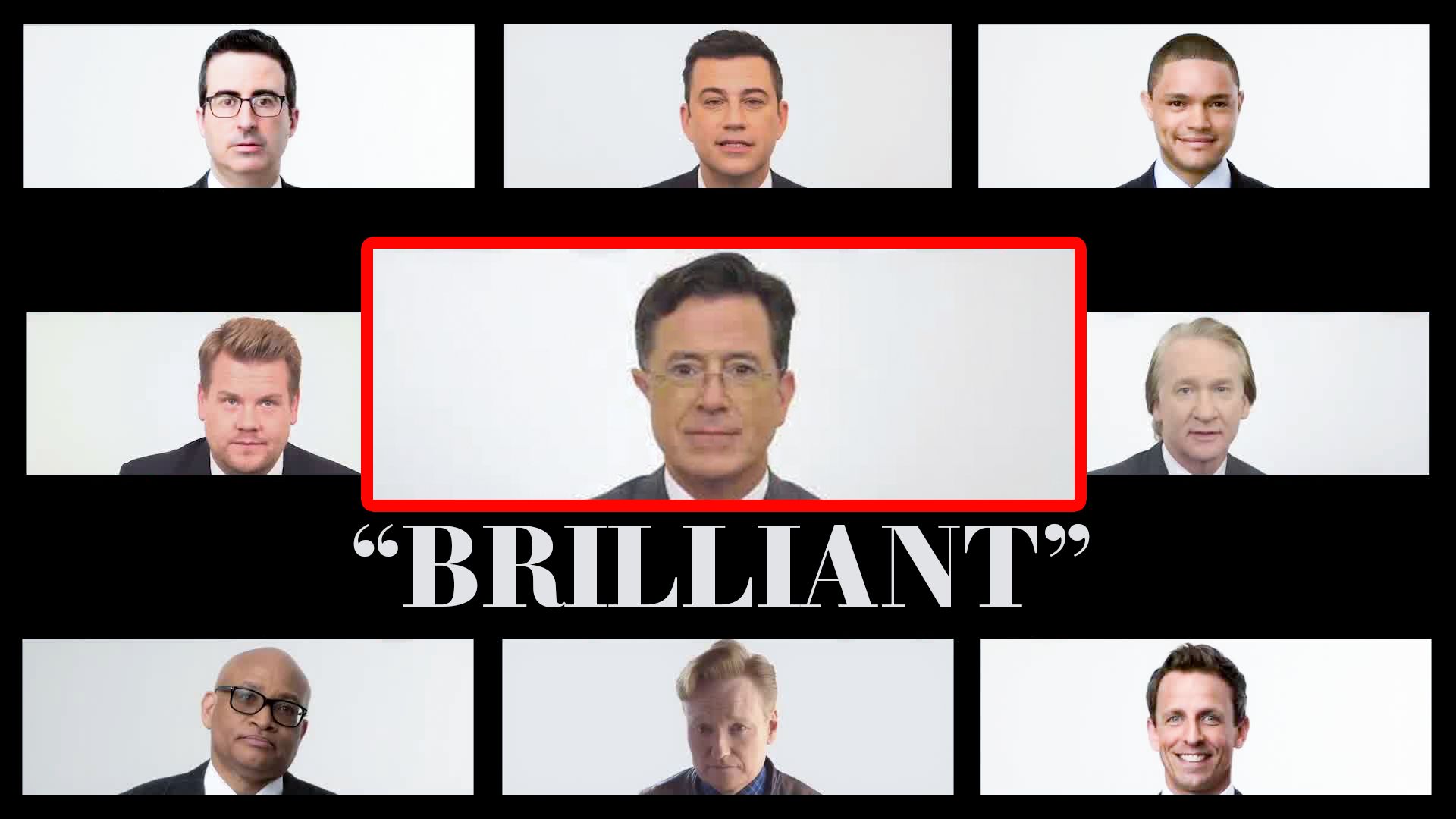 Watch Conan O Brien Stephen Colbert And Other Late Night Hosts 