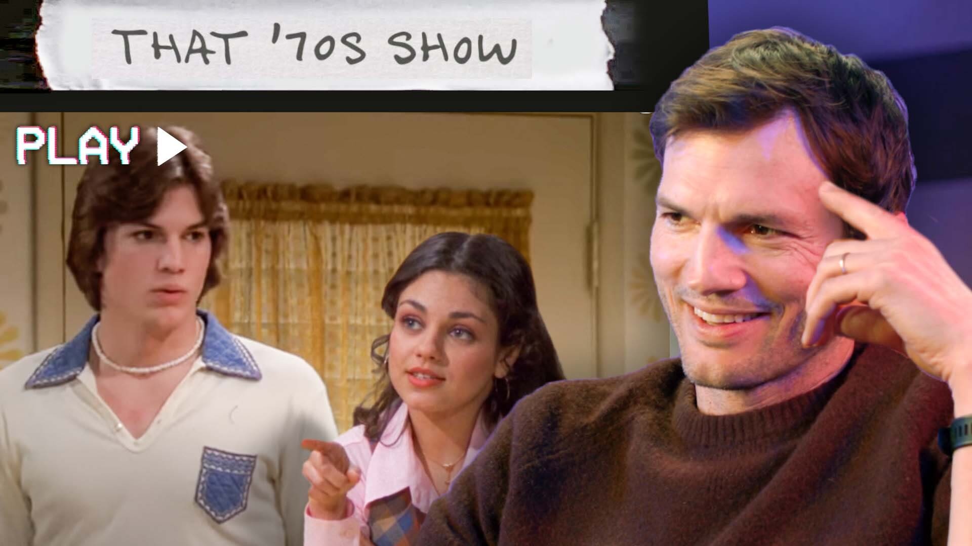 Watch Ashton Kutcher Rewatches That 70s Show, Dude Wheres My Car, Punkd and More Scene Selection Vanity Fair