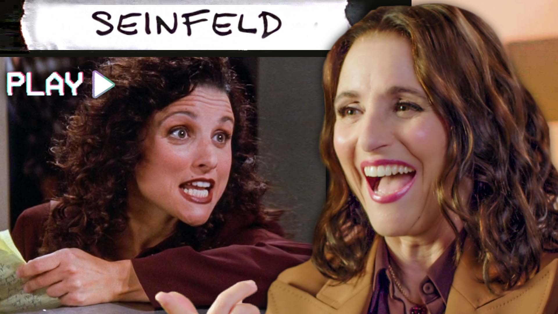Watch Julia Louis Dreyfus Rewatches Seinfeld Veep Enough Said