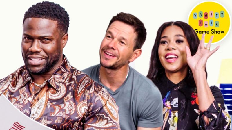 Watch Kevin Hart, Mark Wahlberg and Regina Hall Test How Well They Know Each Other Vanity Fair Game Show Quizzing Each Other Vanity Fair