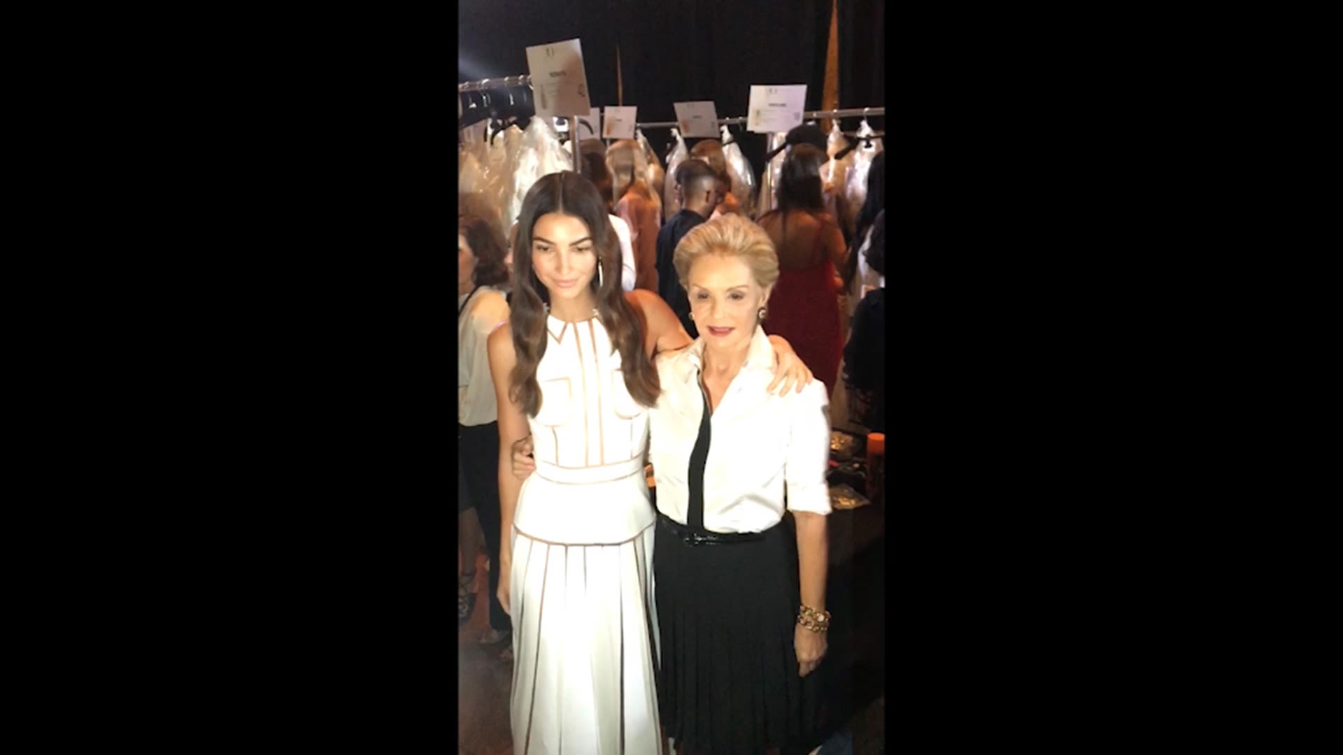Watch Watch Lily Aldridge’s Backstage Extravaganza at Carolina Herrera
