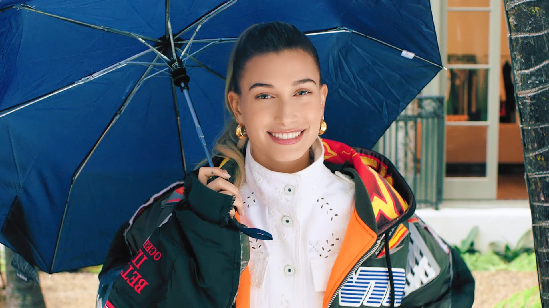 Hailey Bieber Wows in Very Short, Extremely Sparkly