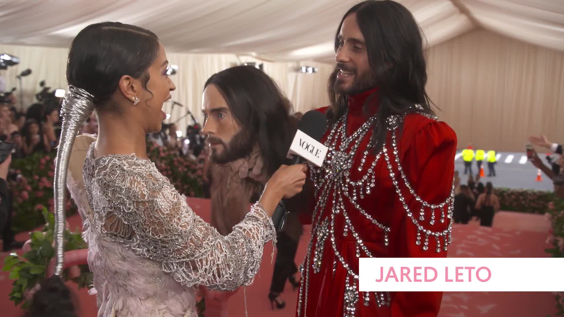 Watch Jared Leto's Two-Headed Met Gala Look | Met Gala | Vogue