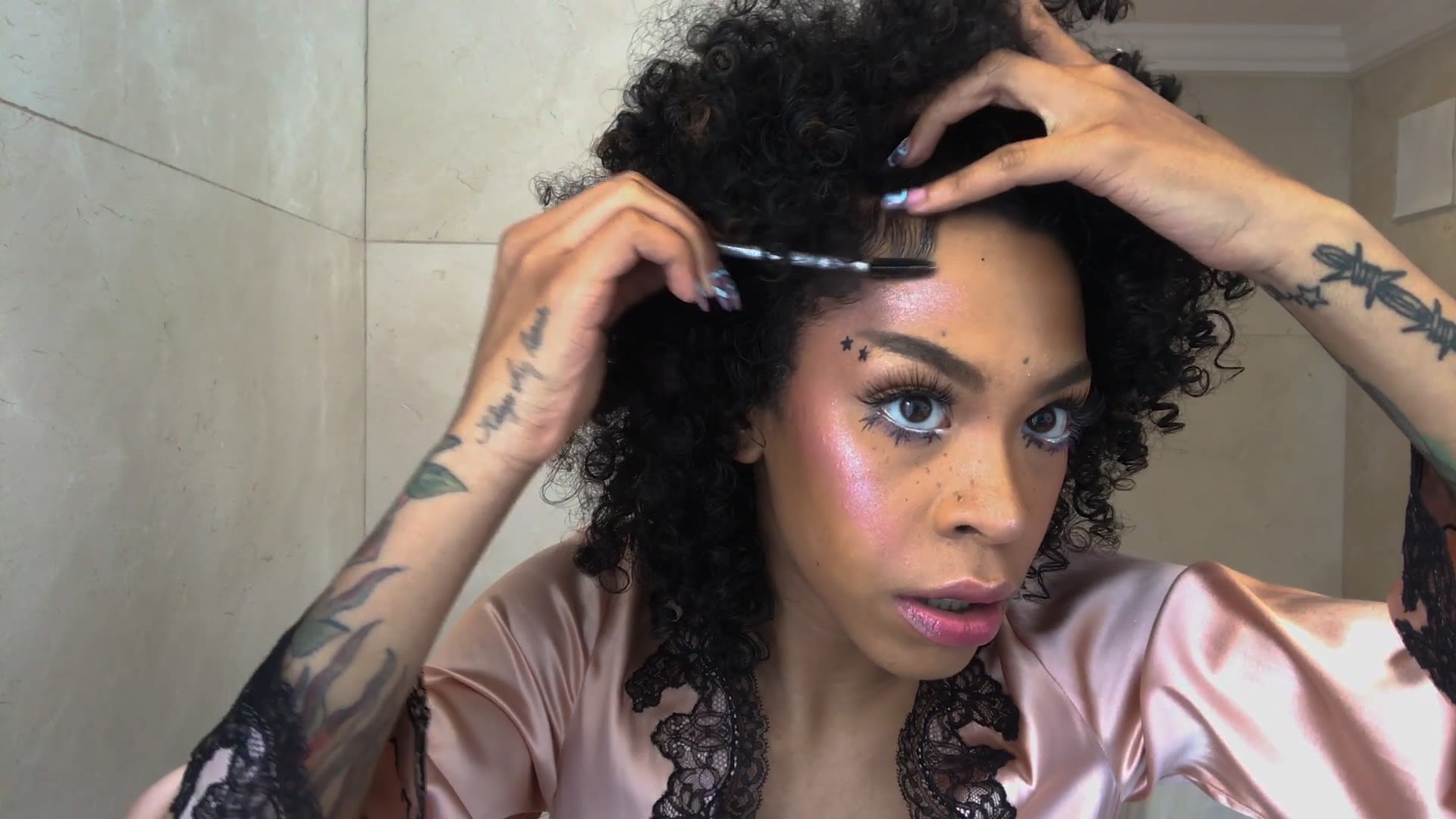 Rico Nasty’s Guide to Bold Brows, Fake Freckles, and Galactic Highlighter, image size:1920x1080