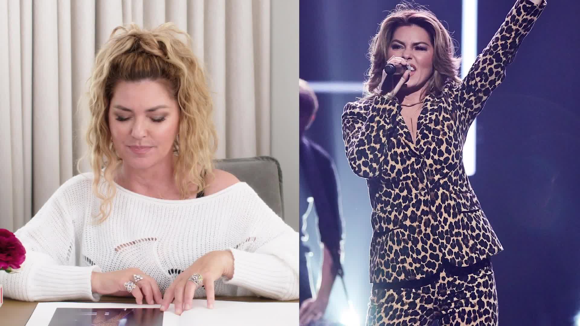 Watch Shania Twain on Her Best Fashion Moments, From Leopard