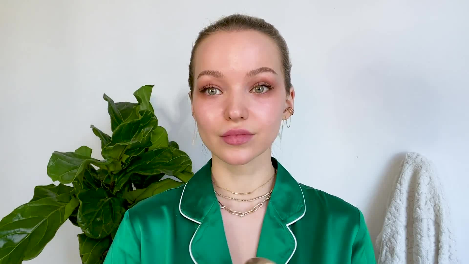 Watch Dove Cameron on Her “Rigorous” Skin-Care Routine and Day-to