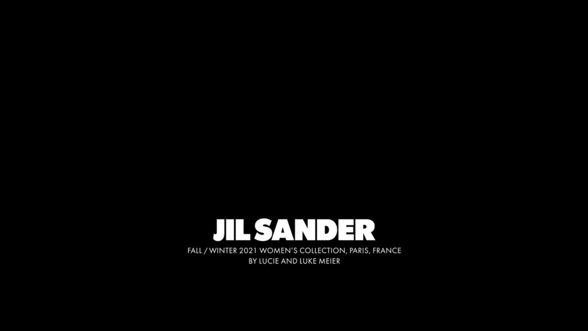 Watch Watch the Jil Sander Fall 2021 Ready-to-Wear Video | Vogue
