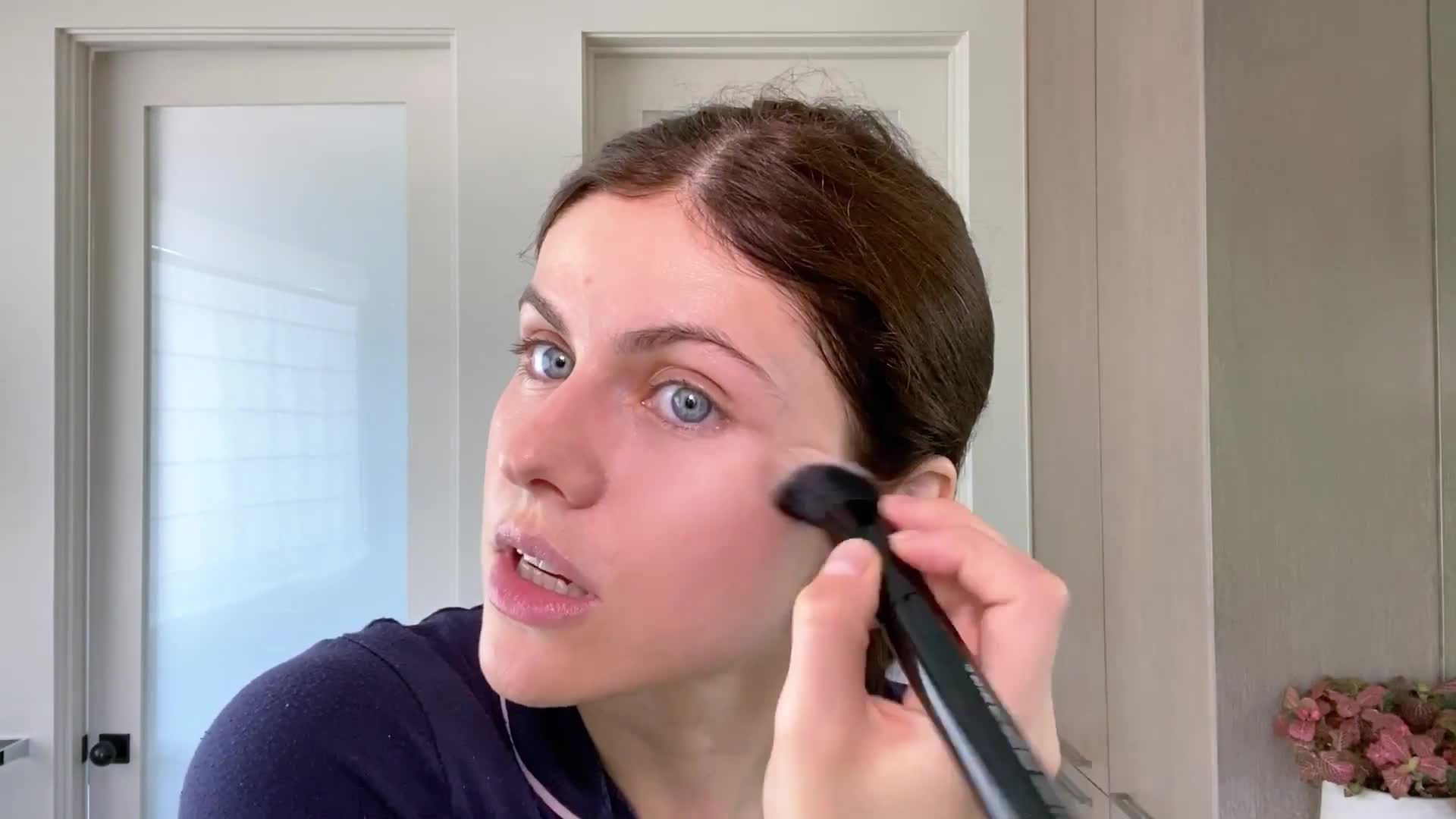 Alexandra Daddario Shares Her Go-To Face Masks & Makeup Routine
