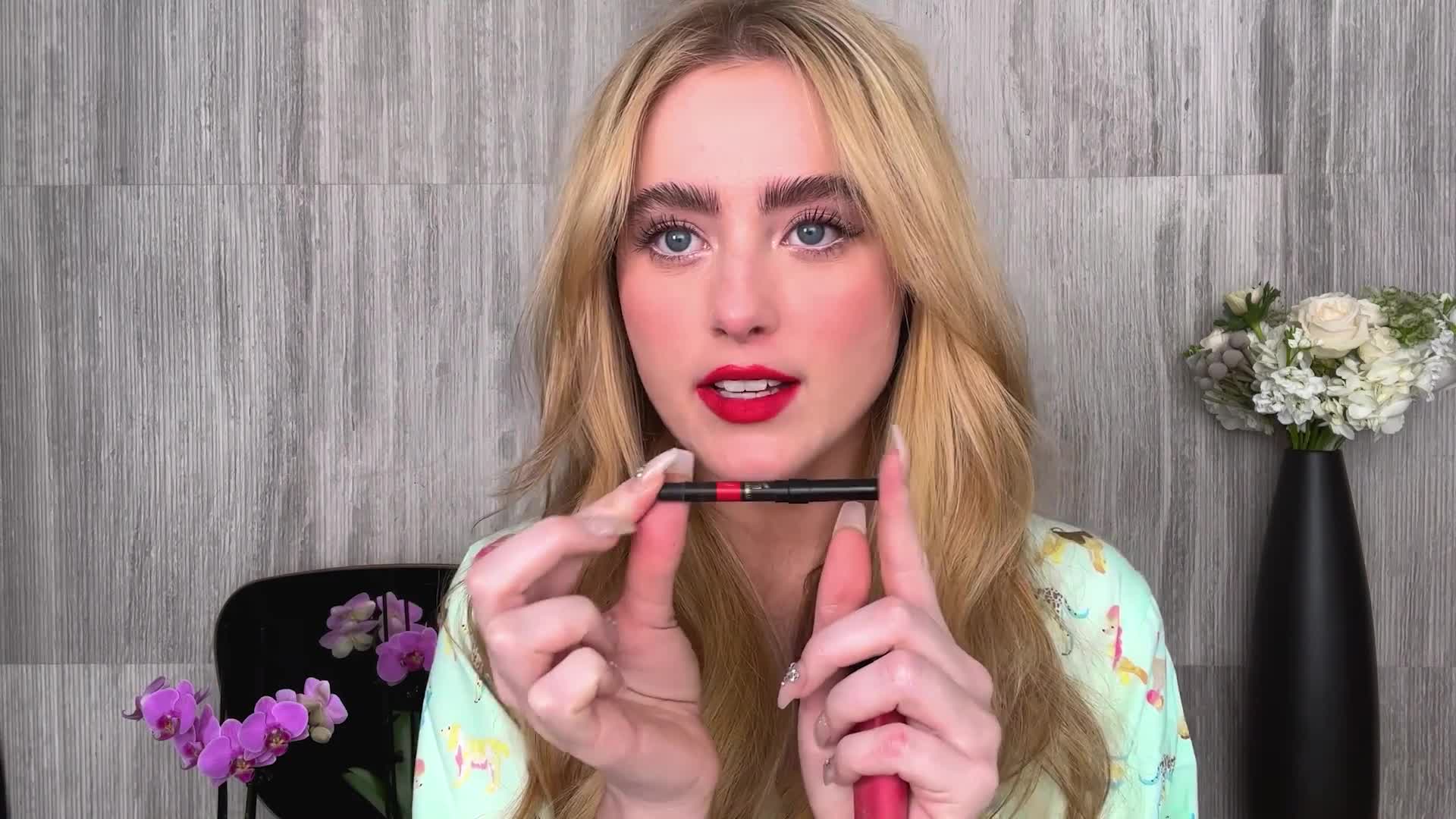 Watch Kathryn Newton's Guide to Double Cleansing, Fluffy Brows, and the  Perfect Red Lip | Beauty Secrets | Vogue