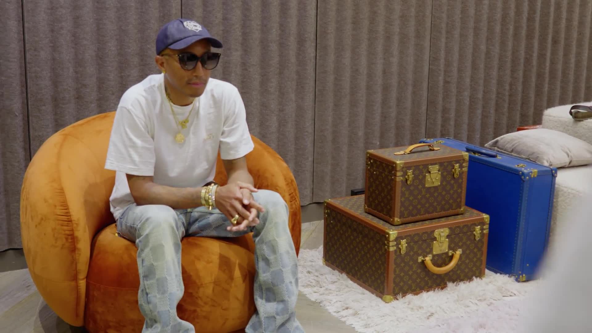 Watch A First Look at Pharrell Williams's Louis Vuitton Men's