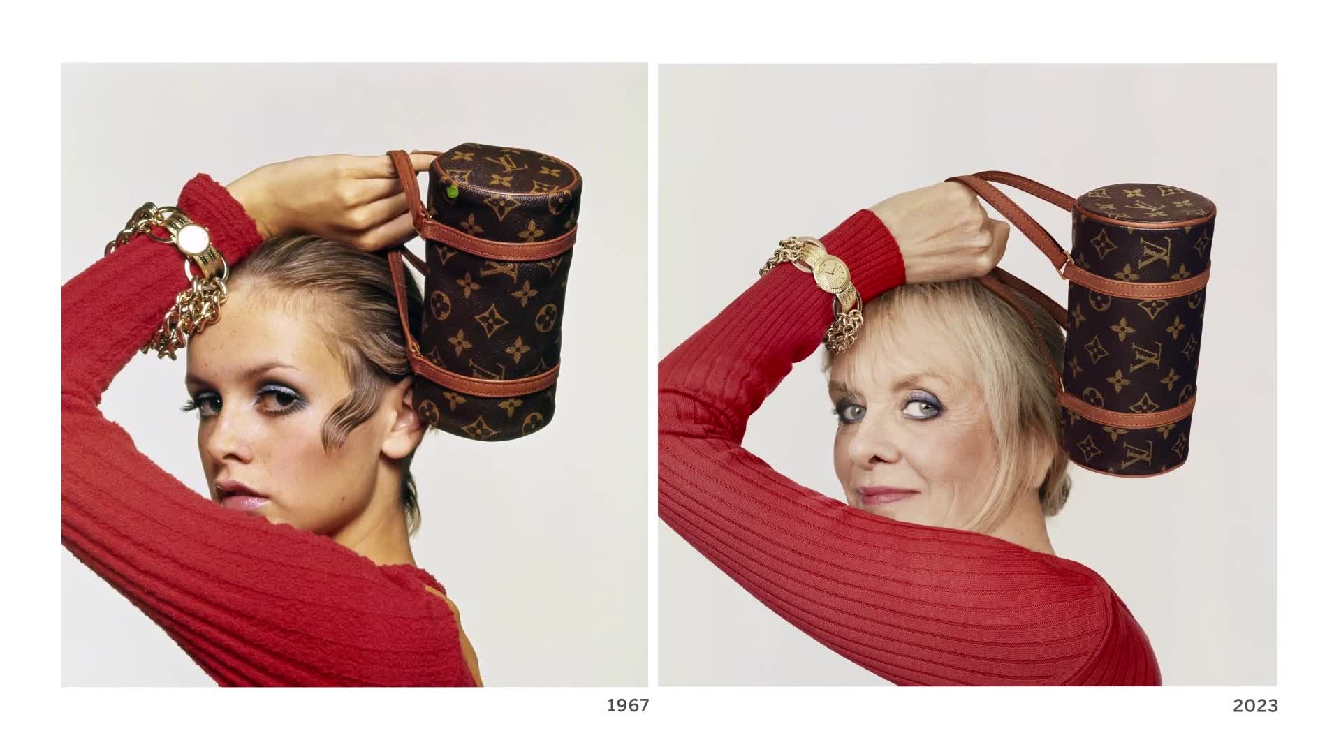 Watch '60s Supermodel Twiggy Recreates a Classic Photo - 56 Years