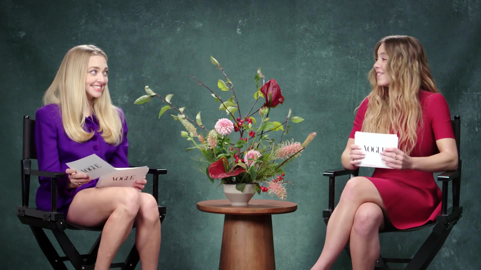 Amanda Seyfried and Sydney Sweeney Talk Favorite Character Outfits, Fan Clubs, and Fashion Mishaps in Off the Cuff