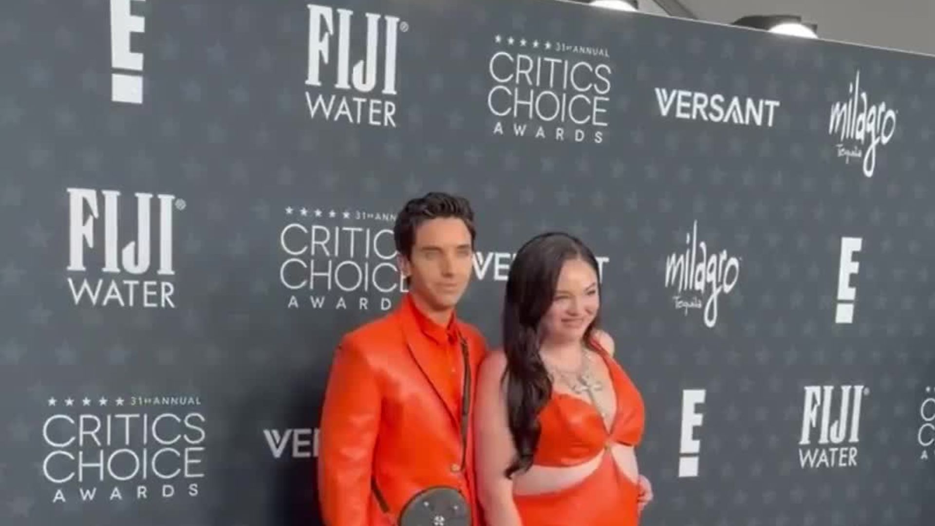 Watch Meg Salter and Paul W. Downs at 2026 Critics Choice Awards | Vogue
