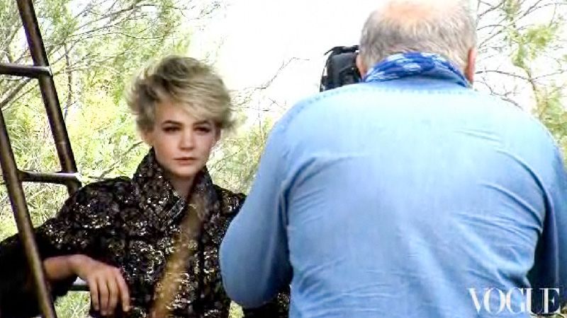 Watch On Set With Vogue Carey Mulligan Tries On Couture In The French Countryside Vogue Video Cne Vogue Com Vogue