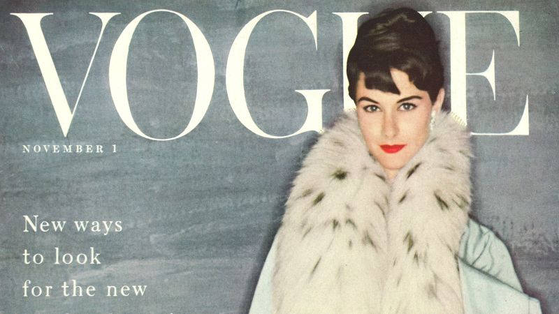 Fifties vogue present from cover covers and op store garments