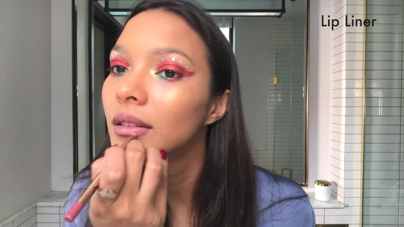 Welp Lais Ribeiro Reveals Her Glittery Carnaval-Makeup Look | Vogue SF-15