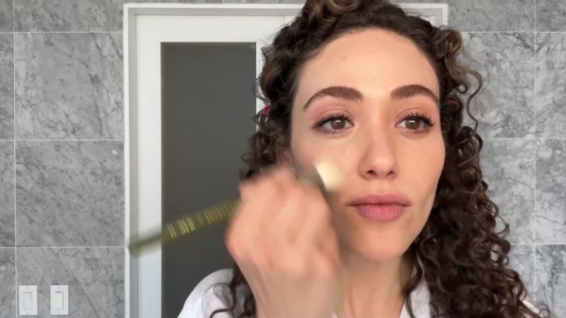 Emmy Rossum Shares Her 28-Step Beauty Routine, From Curly Hair Care to  Hydrated Skin | Vogue
