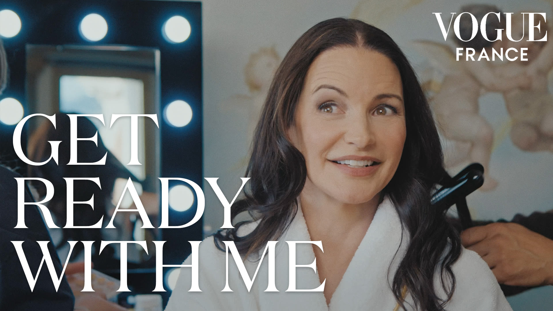 Voir Kristin Davis - aka Charlotte York de Sex & the City- se prépare