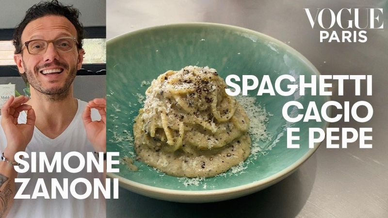 Vogue Kitchen: Simone Zanoni's cacio e pepe spaghetti