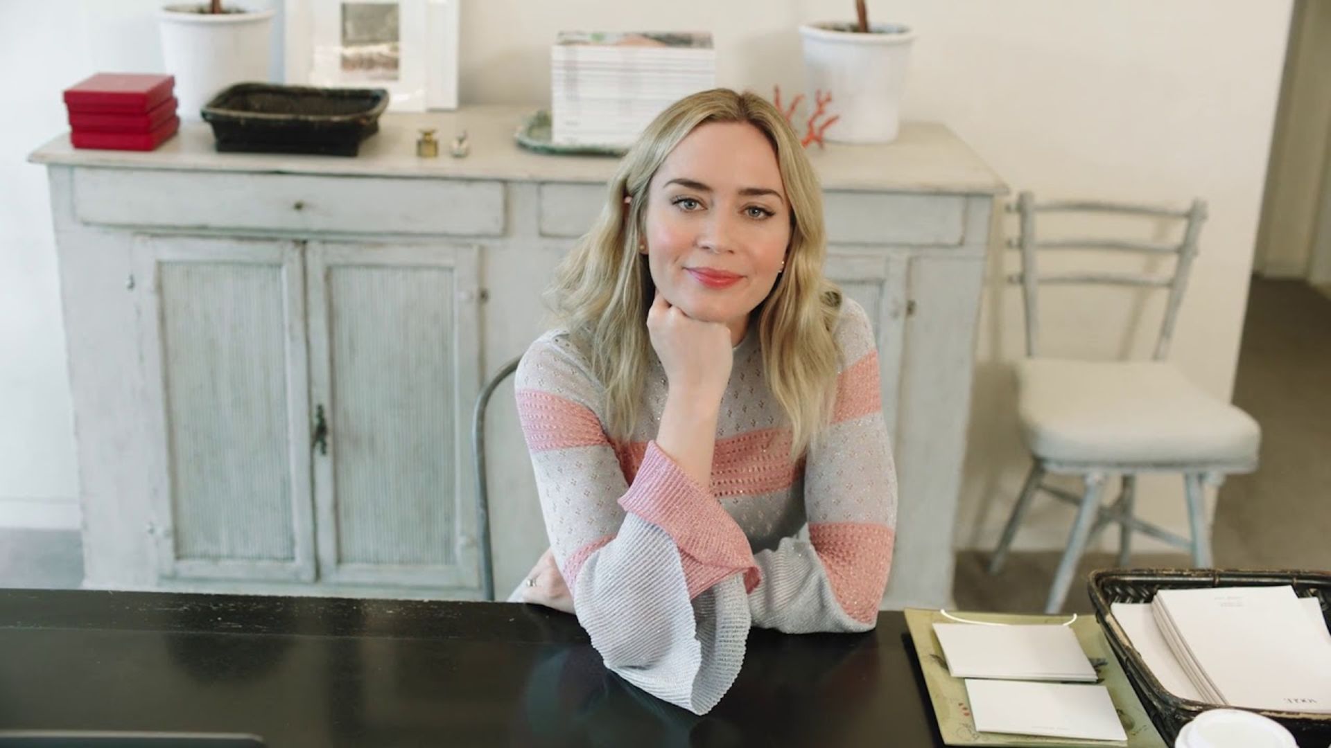 Watch 73 Questions with Emily Blunt on Fashion, Pizza and more Vogue