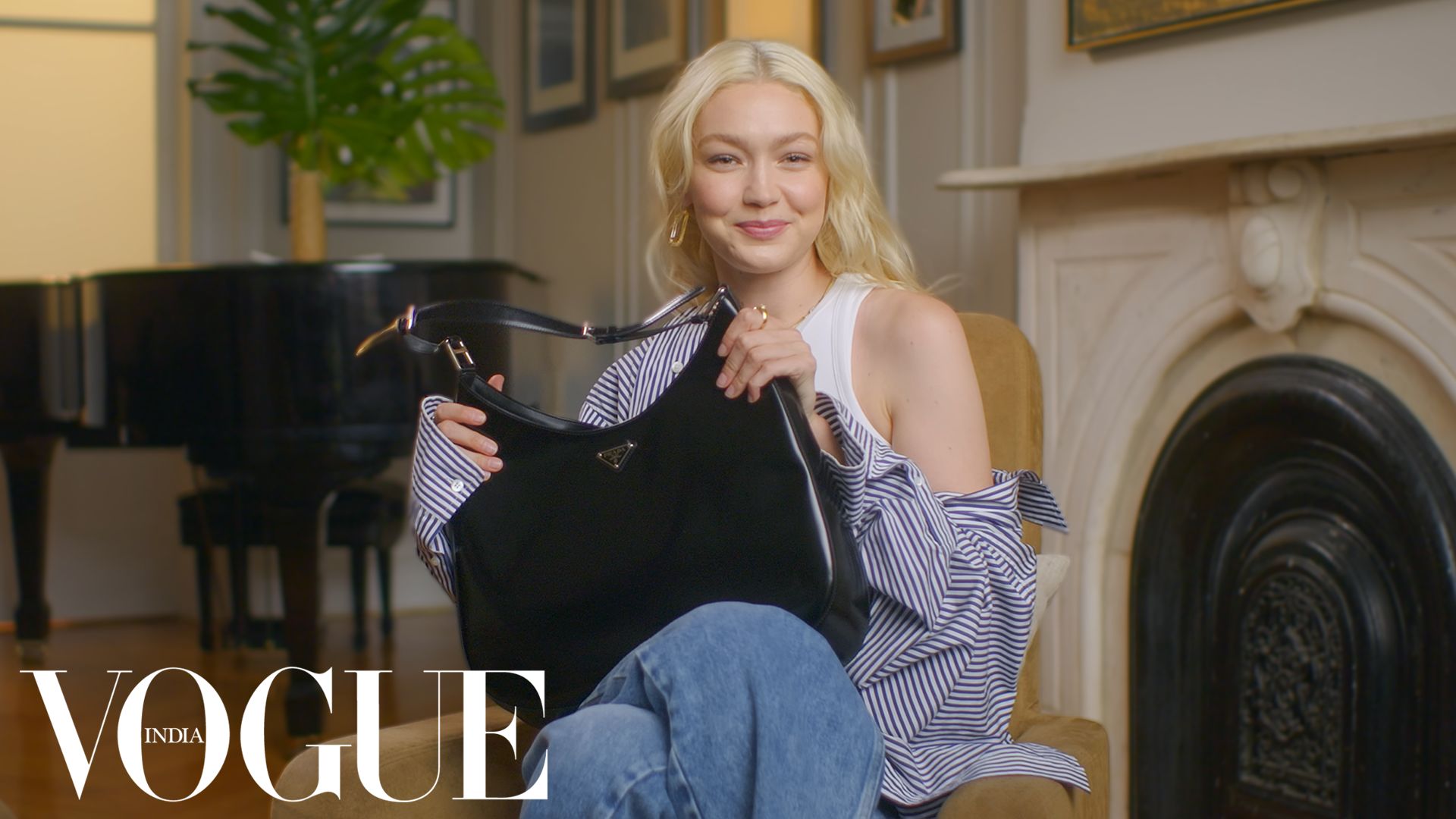 Watch Inside Gigi Hadid's Bag In the Bag Vogue India In the Bag
