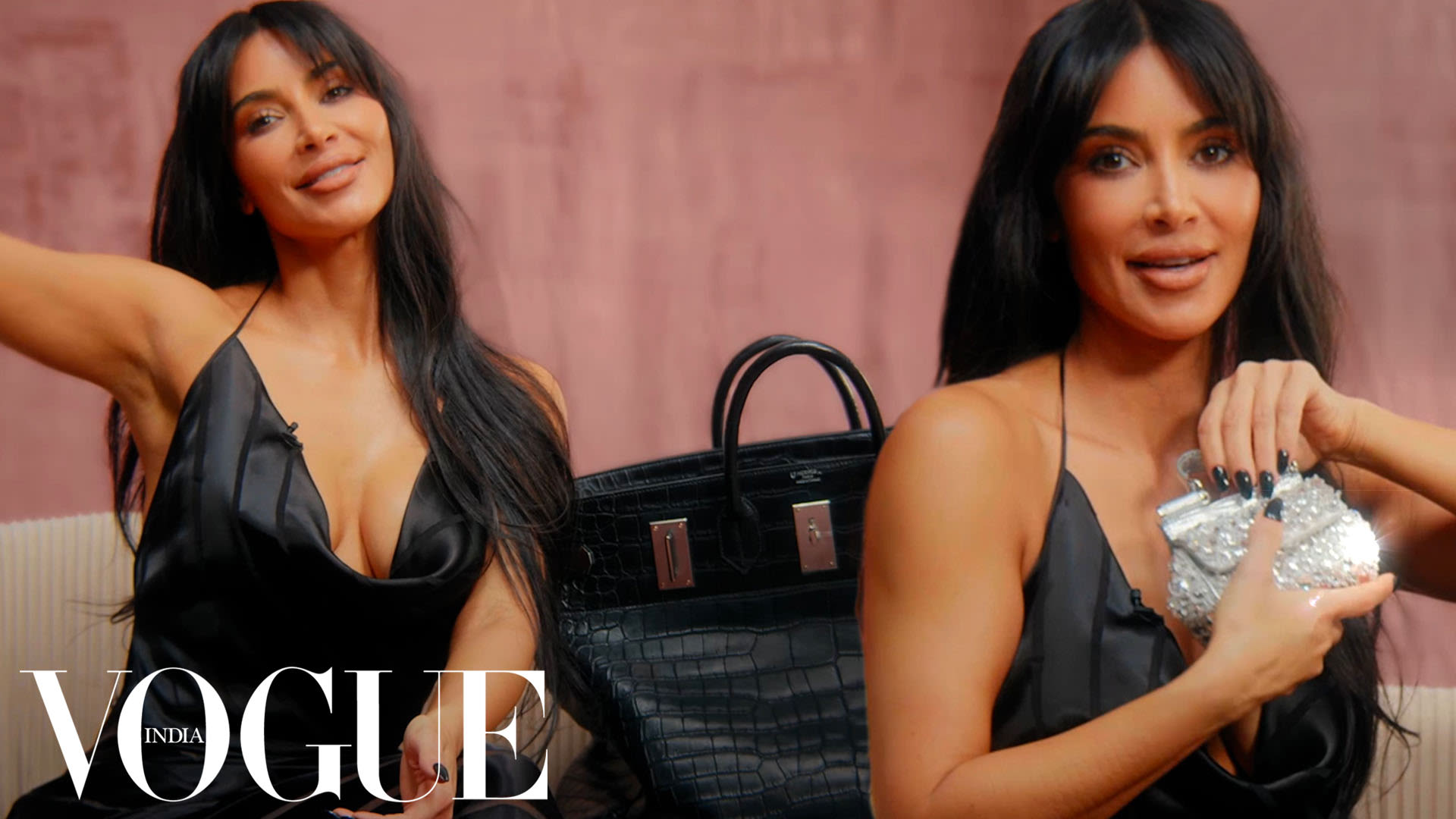 Watch Inside Kim Kardashian's Hermès Travel Bag, On the Road