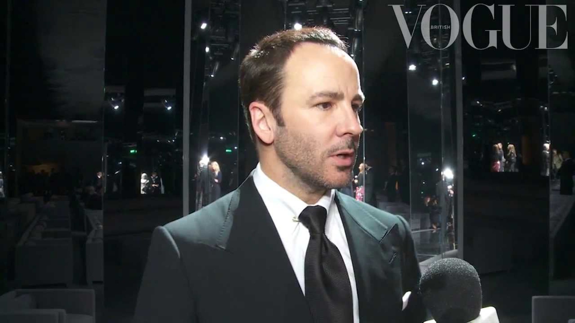 Watch TOM FORD Interview: London Fashion Week SS14