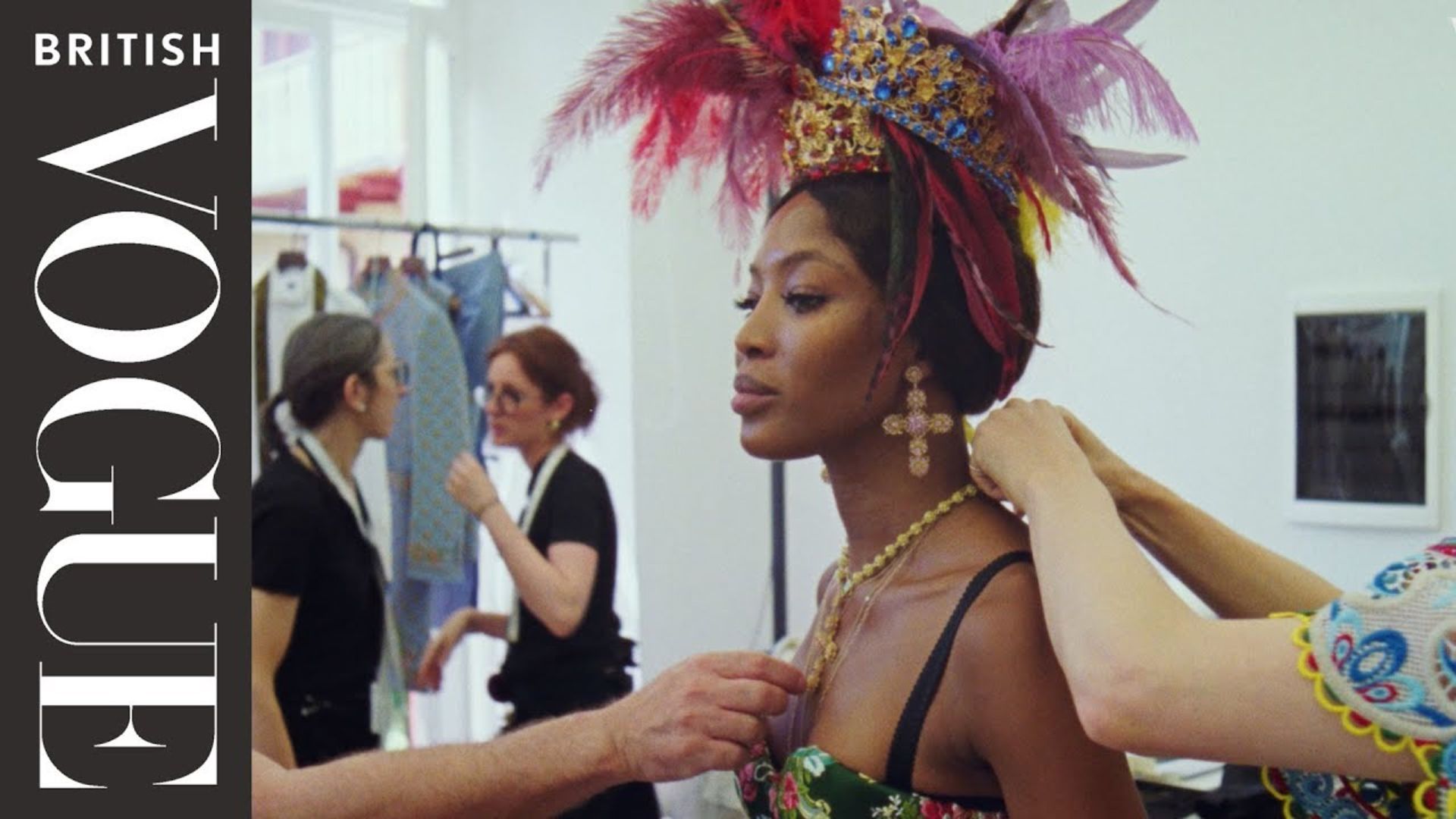 Watch Behind The Scenes Of The Alta Moda Show With Naomi Campbell | British  Vogue