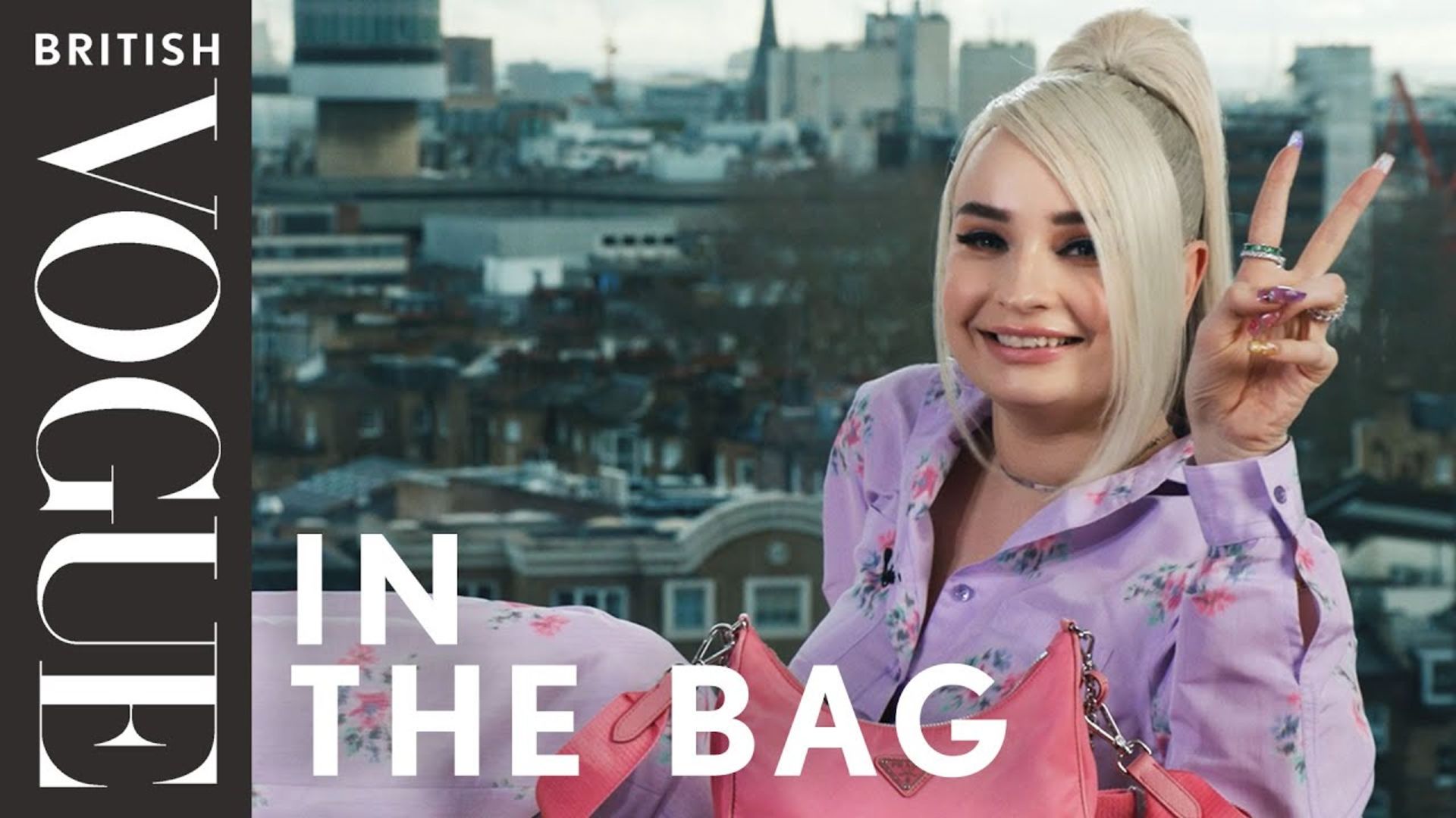 In The Bag With Kim Petras  Kim Petras has a penchant for pink