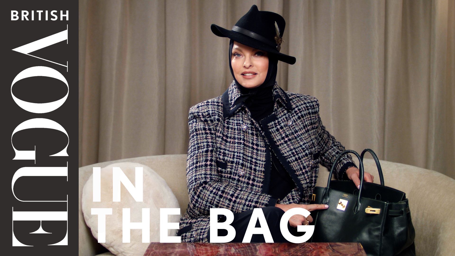 Watch Inside Linda Evangelista's Handbag, In The Bag
