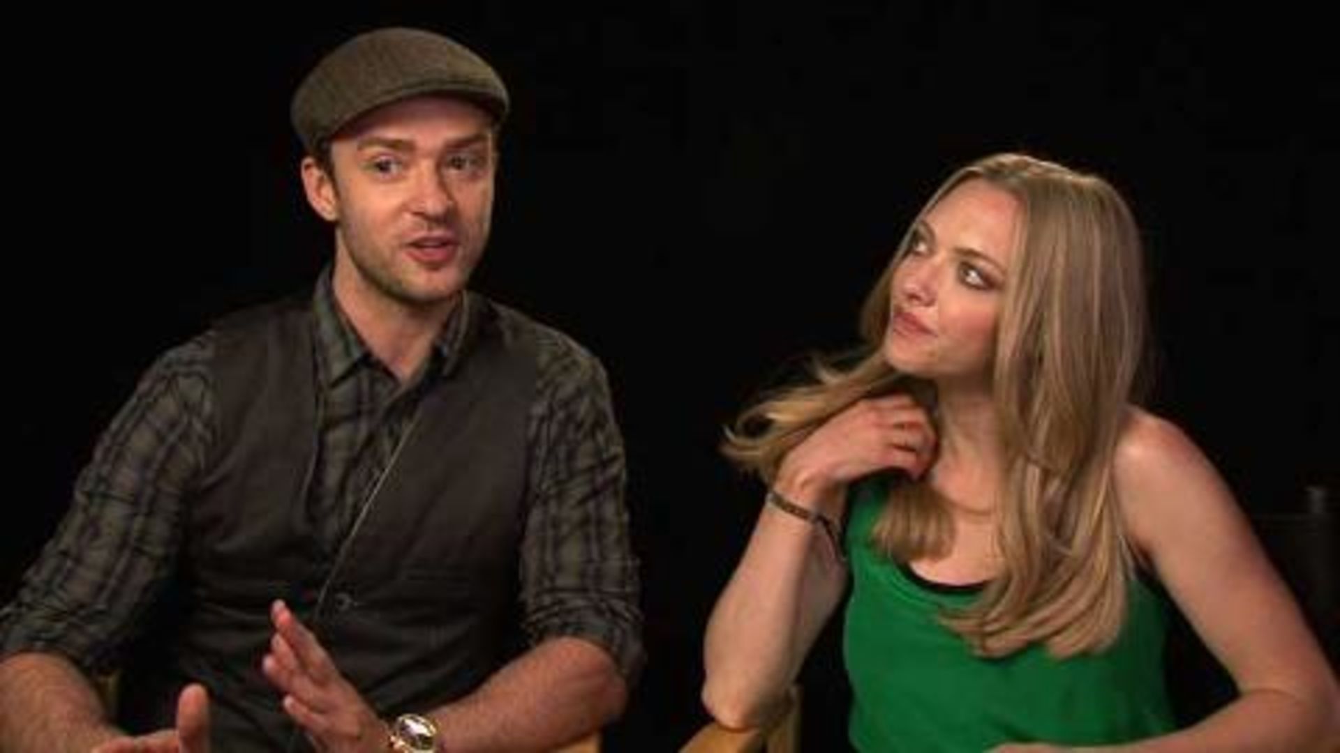 Watch Justin Timberlake and Amanda Seyfried Talk In Time