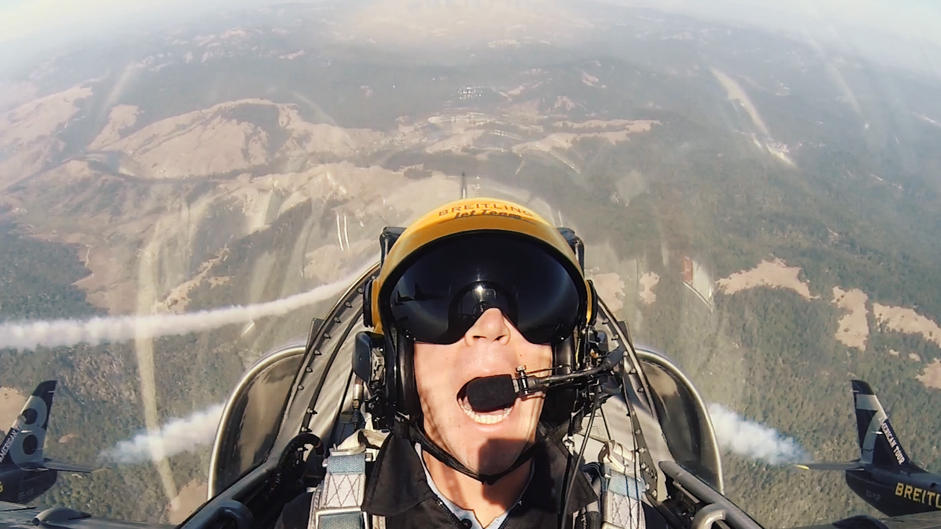 Watch What It's Like to Pull 4 G's in a Stunt Jet WIRED
