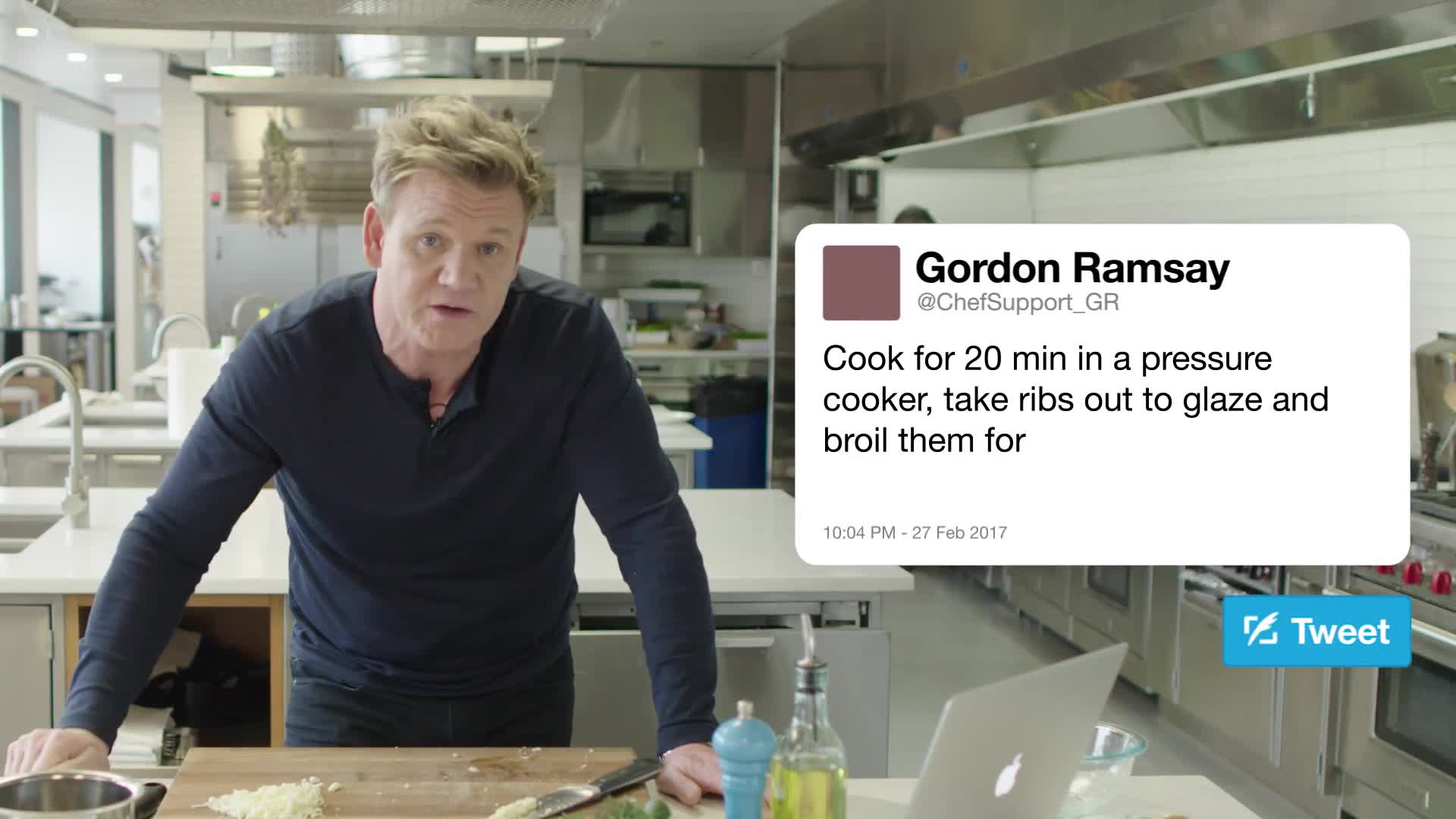 Watch Gordon Ramsay Answers Cooking Questions From Twitter | Tech Support |  WIRED