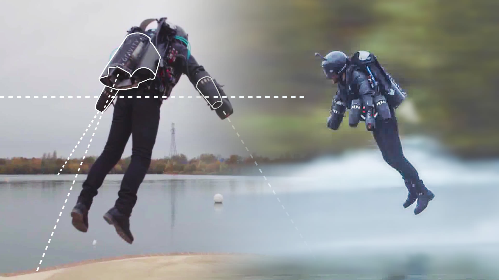 What it's like to ride Gravity Industries' jet suit
