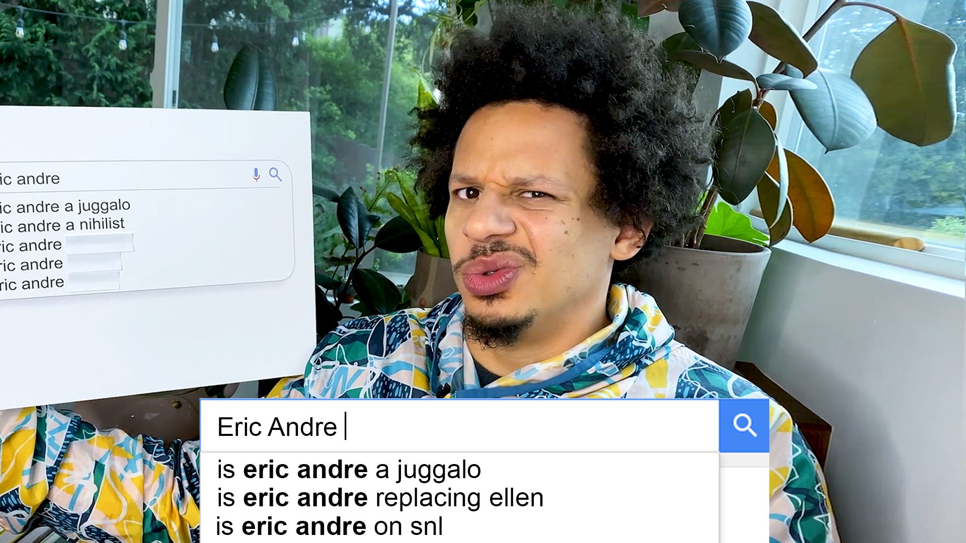 Watch Eric Andre Answers the Web's Most Searched Questions...Again